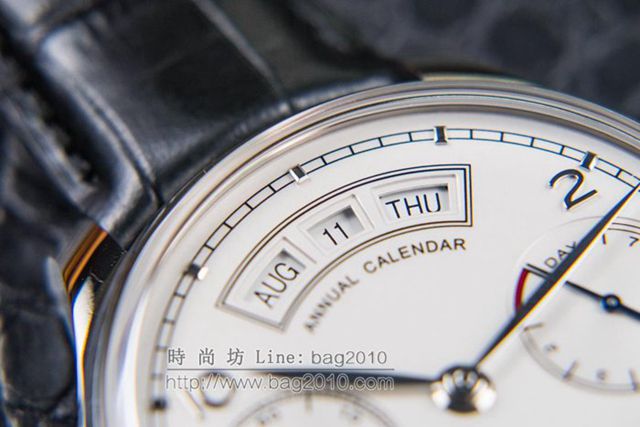 IWC手錶 V2升級版 萬國lW52850 葡萄牙萬年曆腕表系列 萬國表高端機械男表  hds1431